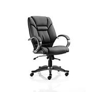 dynamic Galloway Executive Chair Basic Tilt Bonded leather Fixed Armrest Black 125 kg EX000134 670 x 810 x 1,050 mm