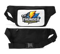 Dynamic Global Thunder Logistics Division Emblem Unisex Waist Bag Black