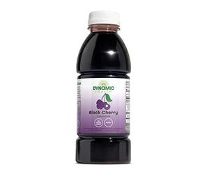 Dynamic Health 473ml 100 Percent Pure Black Cherry Juice Concentrate | Joint & Antioxidant Support, No Added Sugar or Additives, 15 Servings, Gluten Free, BPA Free, Vegetarian, Kosher