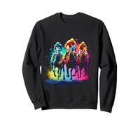 Dynamic Horse Racing Sweatshirt