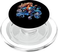Dynamic Horse Warrior Dance Illustration PopSockets PopGrip for MagSafe