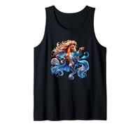 Dynamic Horse Warrior Dance Illustration Tank Top