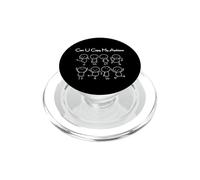 Dynamic Human Action Pose Sketch Collection PopSockets PopGrip for MagSafe