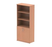 Impulse 2000 Cupboard Open Shelves Beech - I000047