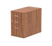 Dynamic I000131 office drawer unit Walnut Melamine Faced Chipboard (MF