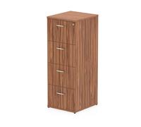 Impulse Filing Cabinet 4 Drawer Walnut - I000134