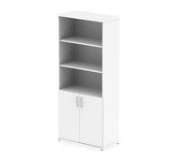Impulse Straight Table 1200 Beech Post Leg Silver - BF00166