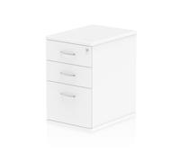 Dynamic Impulse 600 Desk High Pedestal 3 Drawer White