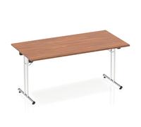 Dynamic I000700 standing desk Walnut. Silver