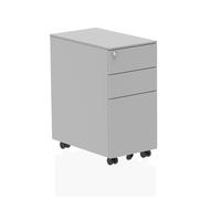 Dynamic Steel Slim Mobile Pedestal Silver I000907