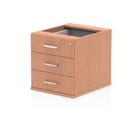 Dynamic I001645 office drawer unit Beech Melamine Faced Chipboard (MFC