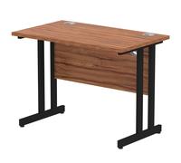Impulse 1000x600 Walnut Black Leg