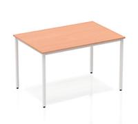 dynamic Impulse Conference Table Rectangular Beech 4 Metal legs 1,200 (W) x 800 (D) x 740 (H) mm MFC (Melamine Faced Chipboard)
