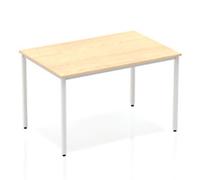 dynamic Impulse Conference Table Rectangular Maple 4 Metal legs 1,200 (W) x 800 (D) x 740 (H) mm MFC (Melamine Faced Chipboard)
