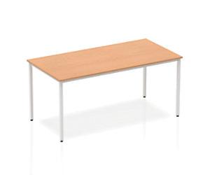 dynamic Impulse Conference Table Rectangular Oak 4 Metal legs 1,600 (W) x 800 (D) x 740 (H) mm MFC (Melamine Faced Chipboard)