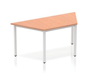dynamic Impulse Conference Table Trapezoidal Beech 4 Metal legs 1,600 (W) x 800 (D) x 740 (H) mm MFC (Melamine Faced Chipboard)