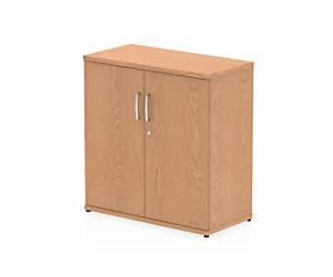 dynamic Impulse Cupboard MFC (Melamine Faced Chipboard) Not Lockable 800 x 400 x 800 mm Oak Brown