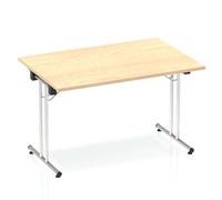 Impulse 1200 Folding Rectangular Table Maple