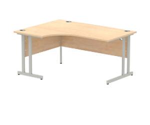 dynamic Impulse Left Hand Desk Corner Maple Cantilever 1,600 (W) x 1,200 (D) x 730 (H) mm MFC (Melamine Faced Chipboard)