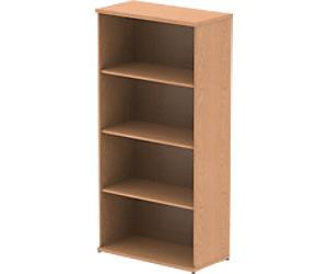 dynamic Impulse Medium-Density Fibreboard Bookcase 800 x 400 x 1,600 mm Brown Oak