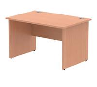 dynamic Impulse Office Desk Rectangular Beech Base panel 1,200 (W) x 800 (D) x 730 (H) mm MFC (Melamine Faced Chipboard)