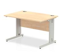 dynamic Impulse Office Desk Rectangular Maple Cantilever 1,200 (W) x 800 (D) x 730 (H) mm MFC (Melamine Faced Chipboard)