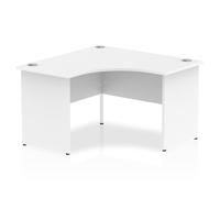 Impulse 1200 CRN Desk White End Leg