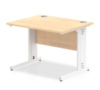 Impulse 1000x800 Maple White Cable Leg