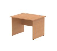 Impulse 1000/800 Rectangle Panel End Leg Desk Oak - I000827