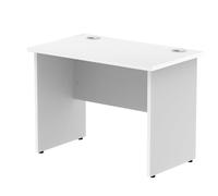 Impulse Panel End 1000 Rectangle Desk White - I000392