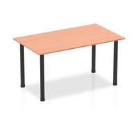 Impulse 1400 Table Beech Black Leg