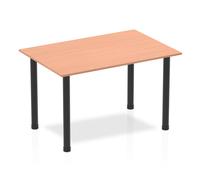 Impulse 1200 Table Beech Black Leg