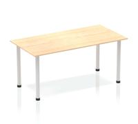 Impulse 1400 Table Maple Silver Leg