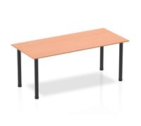 Impulse 1800 Table Beech Black Leg