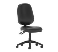 Dynamic Independent Seat & Back Task Operator Chair Without Arms Eclipse Plus II Black Seat High Back