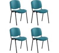 dynamic ISO Stacking Chair Maringa Teal 110 kg 535 x 410 x 820 mm Pack of 4