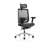 Dynamic Ergo Click Black Mesh Seat Black Mesh Back with Headrest