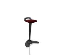 dynamic Sit-Stand Stool with Adjustable Seat Spry Ginseng Chilli, Black