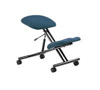 Dynamic Kneeling Stool Without Arms Kneeler Maringa Teal Seat, Black Frame Without Headrest Medium Back