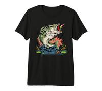 Dynamic Largemouth Bass Fishing Lure Action Premium T-Shirt