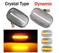 Dynamic LED Flashing Turn Signal car light Side Marker Lamp For Toyota Avensis Celica Corolla Caldina Camry Hilux Prius Verso Runx Dynamic Crystal ...