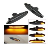 Dynamic LED Turn Signal Light 2Pcs For Lexus IS250 IS350 SC430 LED Dynamic Side Marker Turn Signal Light(Dynamic Smoked)