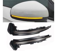 Dynamic LED Turn Signal Light Wing Mirror Indicator Light Replacement for Audi A1 8X 2011 2012 2013 2014 2015 2016 2017 Flashing Indicator Sequential Blinker Lamp (Black)