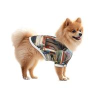 Dynamic Lighting During Cherry Blossom Season Cute Dog and Cat T-Shirt - Soft and Breathable Pet Apparel for Small to Large Dogs and Cats