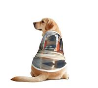 Dynamic Lighting During Cherry Blossom Season Dog Shirt Vest Dog Clothes- Breathable Cooling for Big Dogs, Sun Protection Comfort Wear for Golden Retriever, Husky, Alaska Outdoor Activities 5X-Large