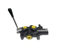 Dynamic Log Splitter Valve 25 GPM Directional Control Valve Auto Return Detent Lever Handle 2,750 Max PSI Mixizap