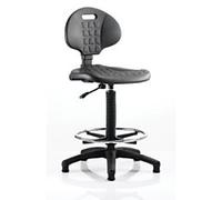dynamic Malaga Operator Chair Permanent Contact Plastic Black 125 kg 610 x 610 x 940 mm