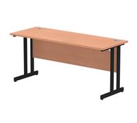 Impulse 1600x600 Beech Black Leg