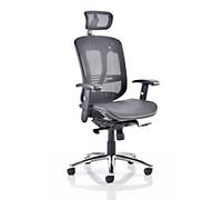 dynamic Mirage Executive Chair Synchro Tilt Mesh Fabric Height-Adjustable Armrest Black 125 kg Mirage II 630 x 680 x 1,220 mm