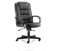 dynamic Moore Executive Chair Basic Tilt Bonded leather Fixed Armrest Black 120 kg Moore 680 x 680 x 1,130 mm